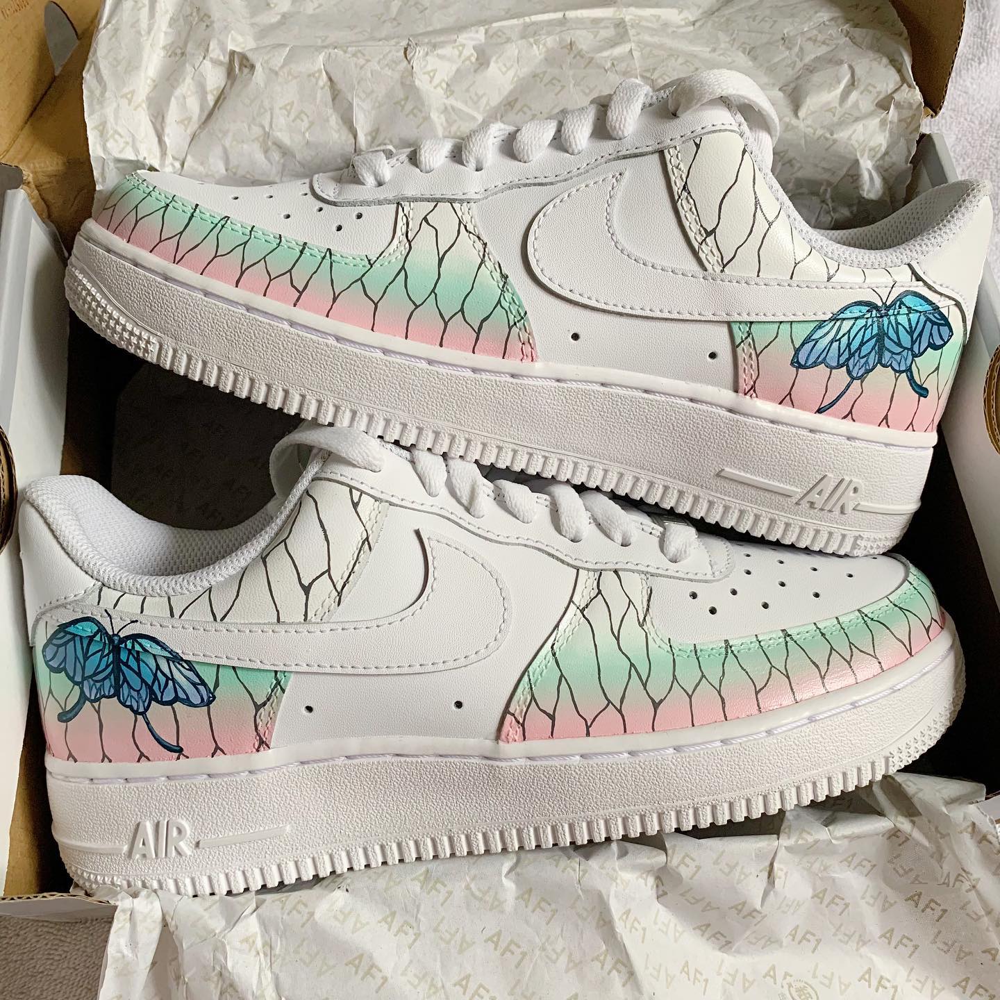 Demon Slayer - Shinobu Air Force 1 Custom