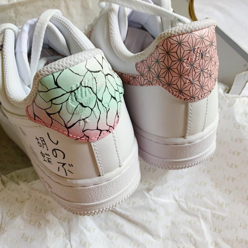 Demon Slayer - Shinobu x Nezuko Air Force 1 Custom - Image 3