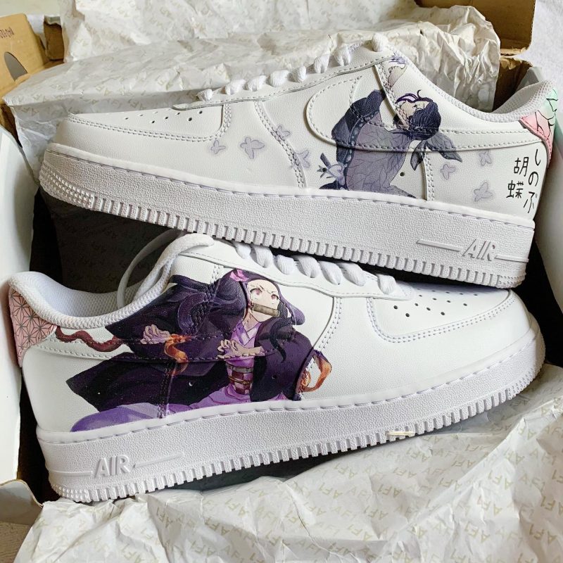 Demon Slayer - Shinobu x Nezuko Air Force 1 Custom