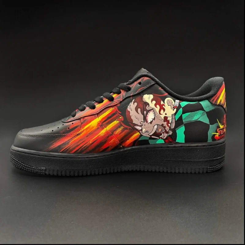 Demon Slayer - Tanjiro x Daki x Tengen x Gyutaro Air Force 1 Custom - Image 3