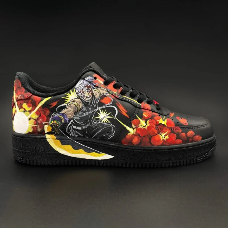Demon Slayer - Tanjiro x Daki x Tengen x Gyutaro Air Force 1 Custom - Image 6