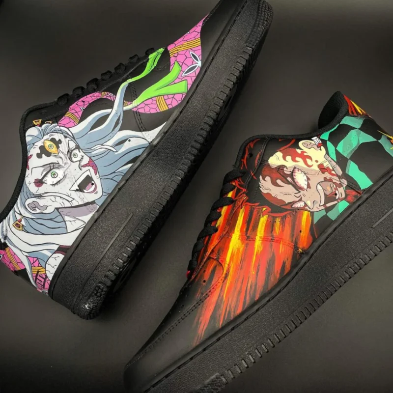 Demon Slayer - Tanjiro x Daki x Tengen x Gyutaro Air Force 1 Custom