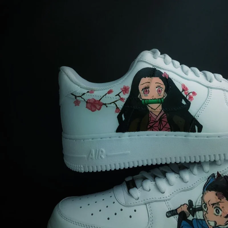 Demon Slayer - Tanjiro x Nezuko Air Force 1 Custom - Image 3