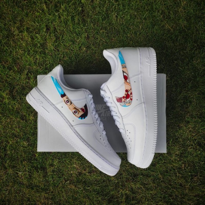 Demon Slayer - Tanjiro x Tengen Air Force 1 Custom - Image 5