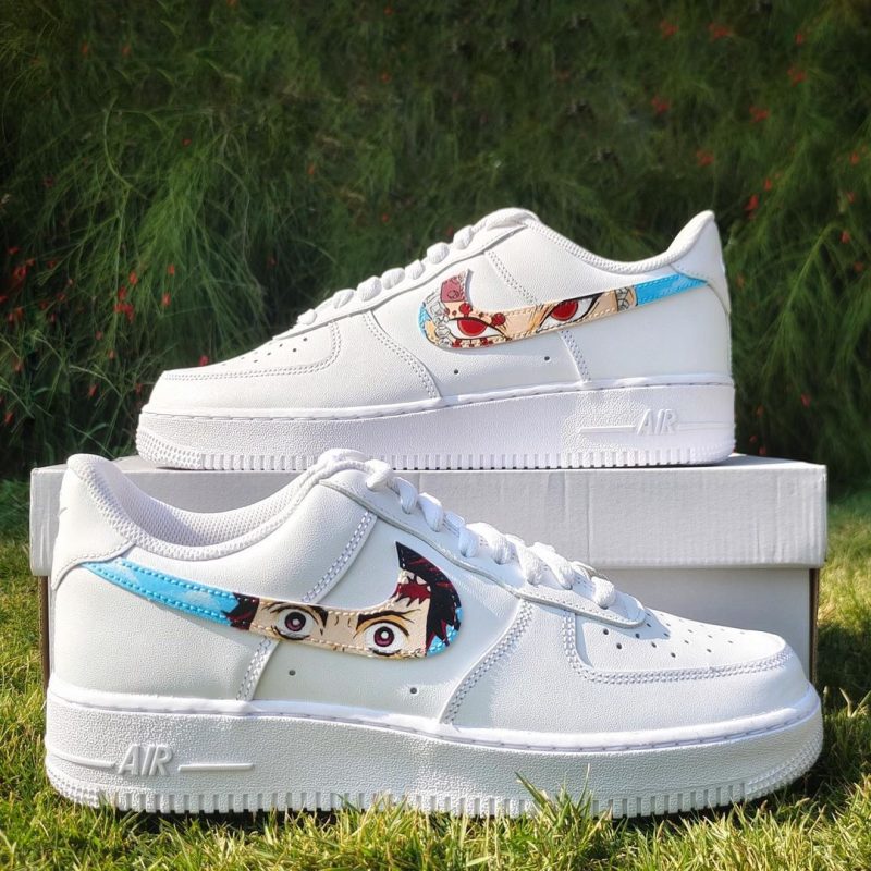 Demon Slayer - Tanjiro x Tengen Air Force 1 Custom - Image 6