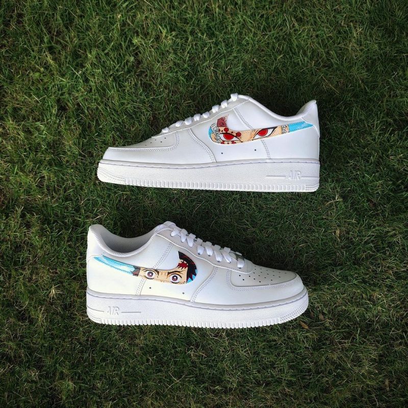 Demon Slayer - Tanjiro x Tengen Air Force 1 Custom