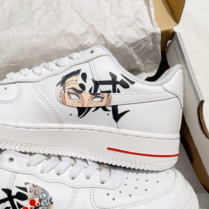 Demon Slayer - Uzui x Gyomei Air Force 1 Custom - Image 4