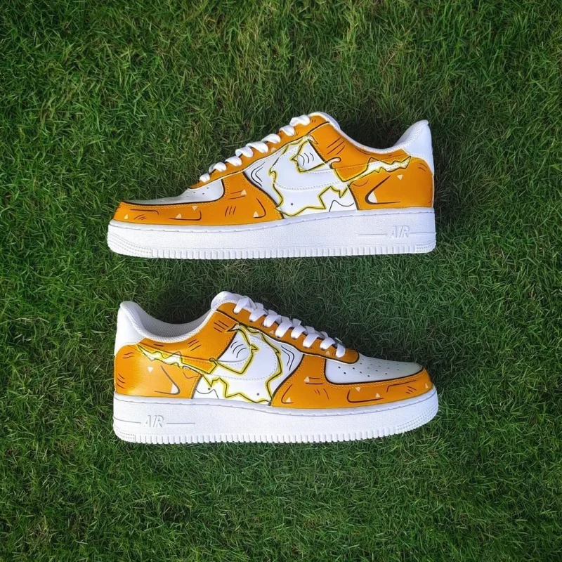 Demon Slayer - Zenitsu Air Force 1 Custom