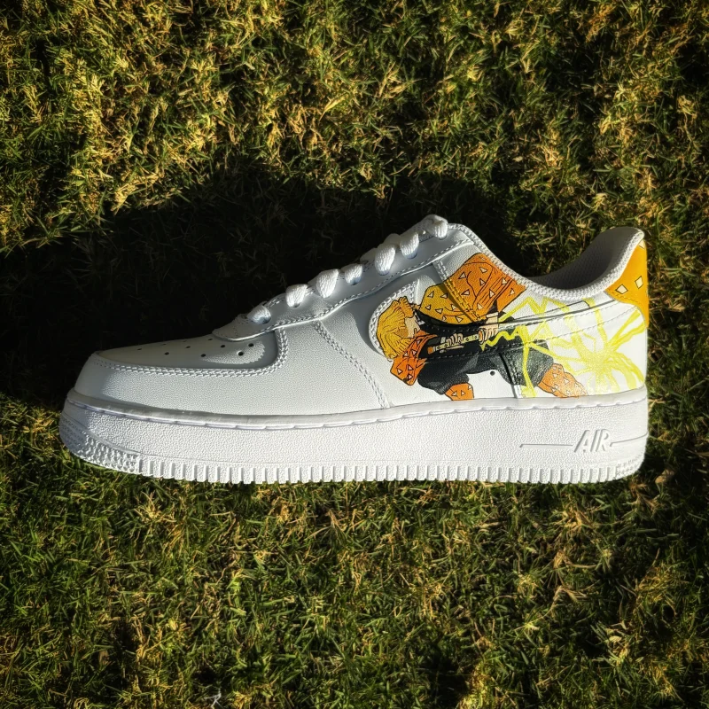 Demon Slayer - Zenitsu Air Force 1 Custom - Image 2