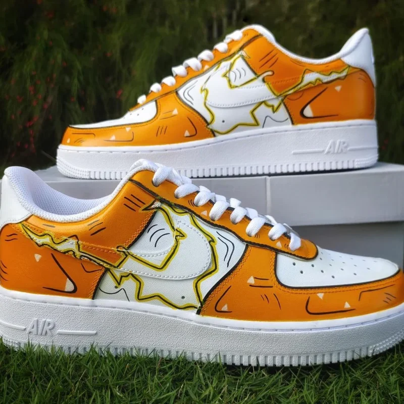 Demon Slayer - Zenitsu Air Force 1 Custom - Image 3