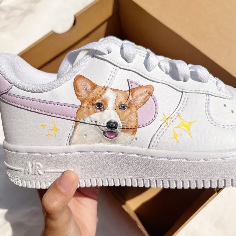 Dog Potrait Air Force 1 Custom - Image 2