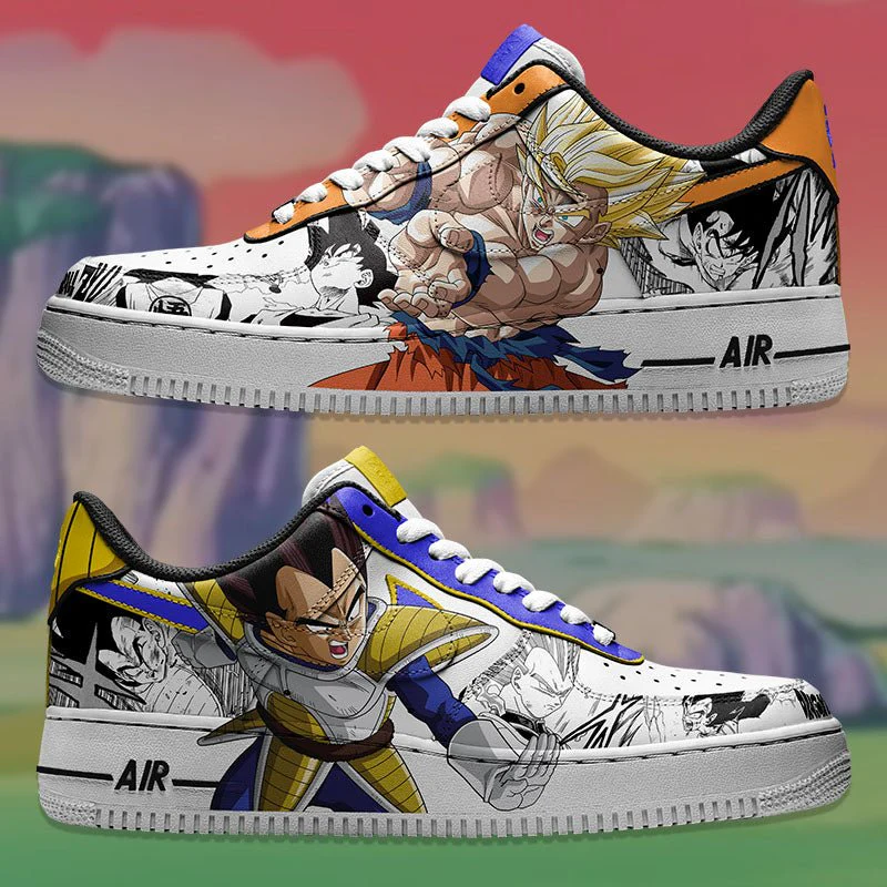 Dragon Ball - Goku & Vegeta Manga Air Force 1 Custom