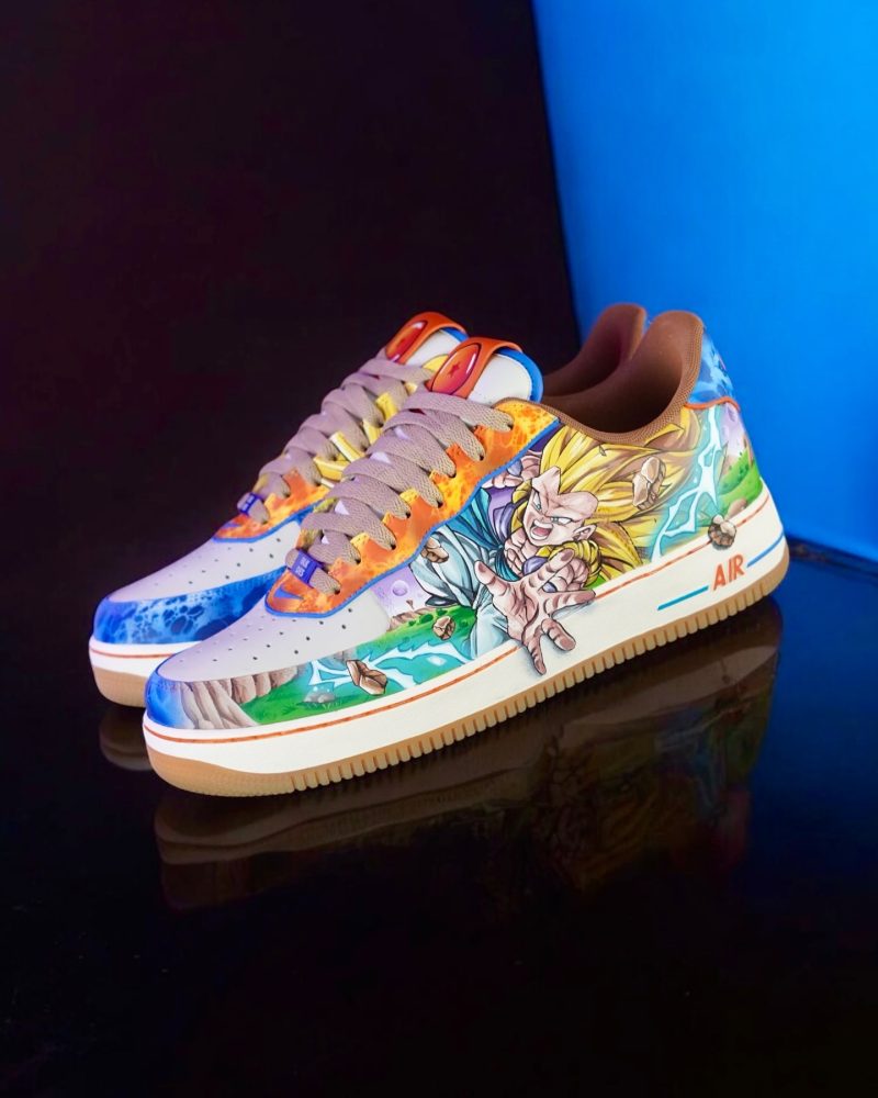 Dragon Ball - Goku x Gotenks Air Force 1 Custom - Image 2