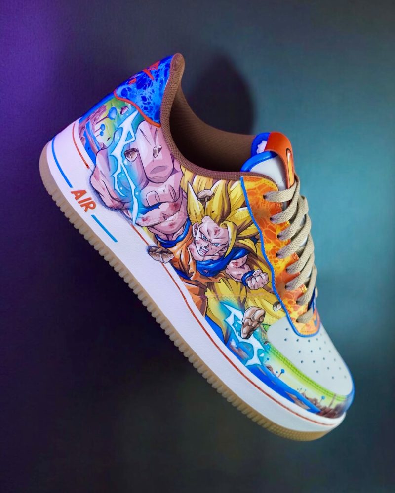 Dragon Ball - Goku x Gotenks Air Force 1 Custom - Image 3