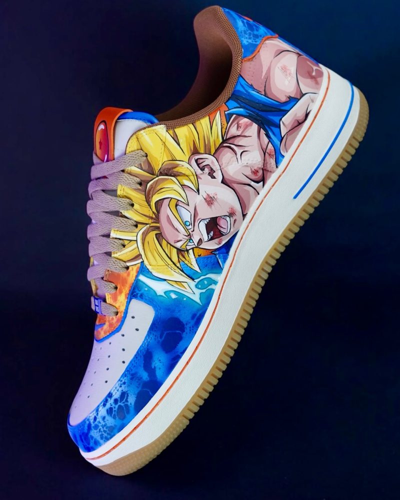 Dragon Ball - Goku x Gotenks Air Force 1 Custom - Image 4