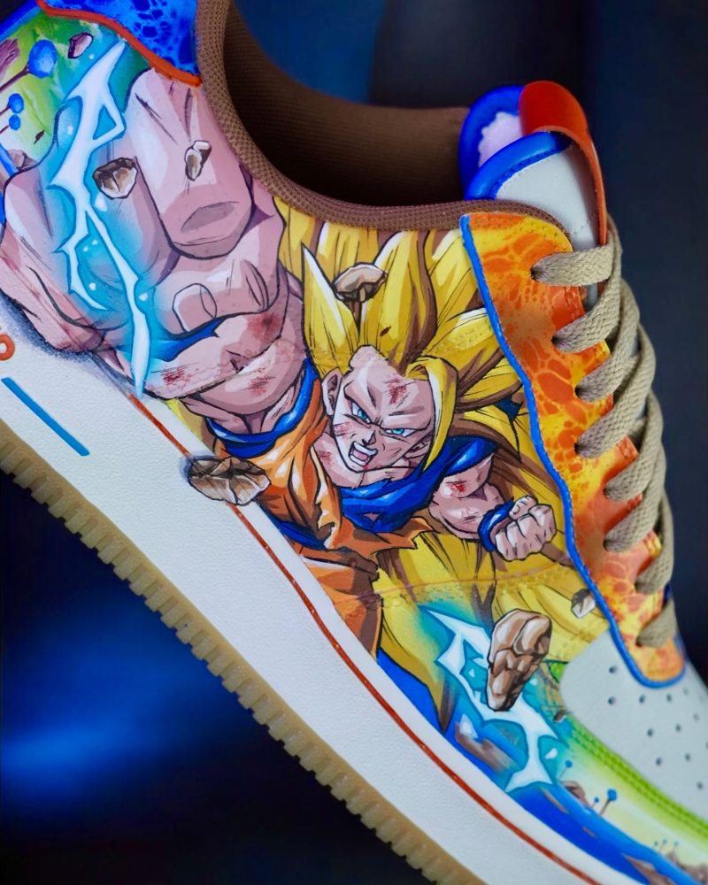 Dragon Ball - Goku x Gotenks Air Force 1 Custom - Image 5