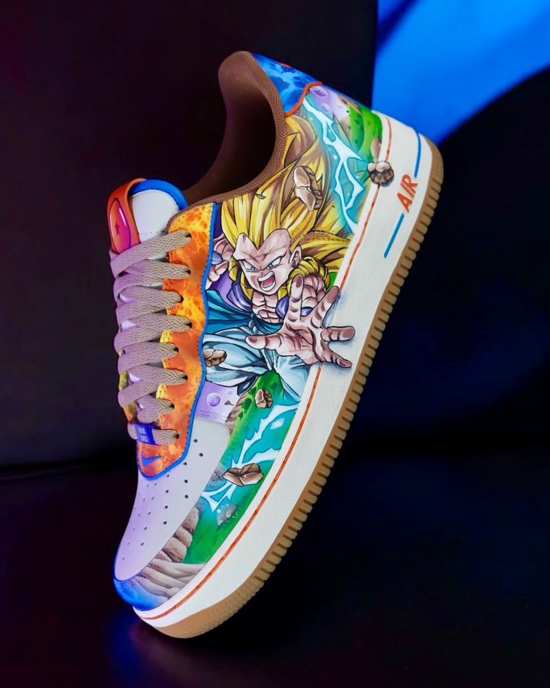 Dragon Ball - Goku x Gotenks Air Force 1 Custom - Image 6