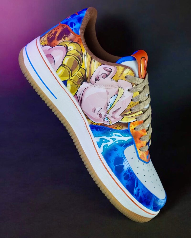 Dragon Ball - Goku x Gotenks Air Force 1 Custom - Image 7