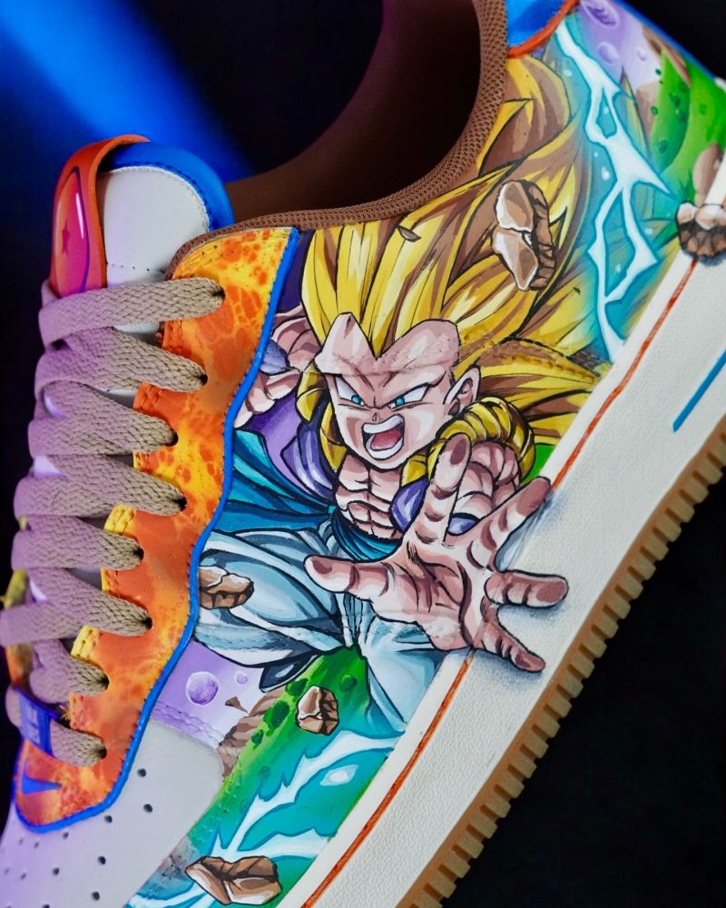 Dragon Ball - Goku x Gotenks Air Force 1 Custom - Image 8