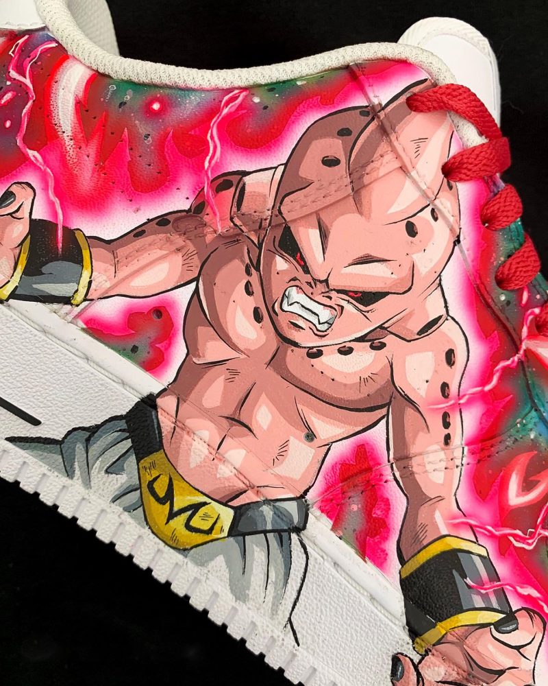 Dragon Ball - Goku x Kid Buu Air Force 1 Custom - Image 4