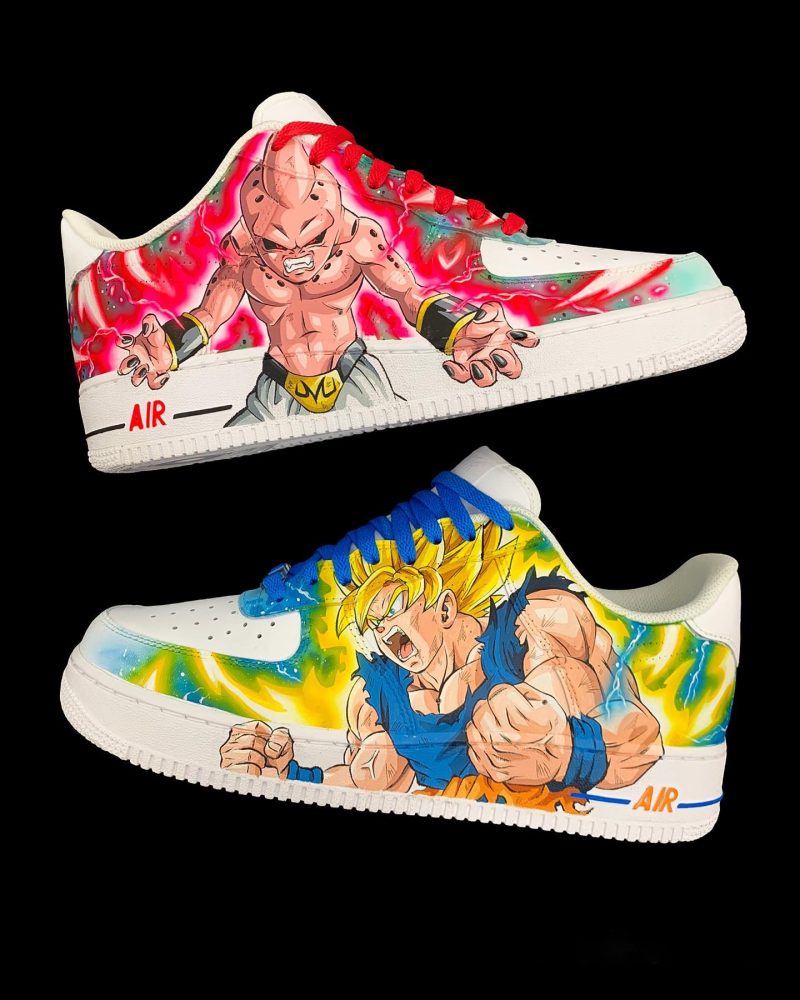 Dragon Ball - Goku x Kid Buu Air Force 1 Custom