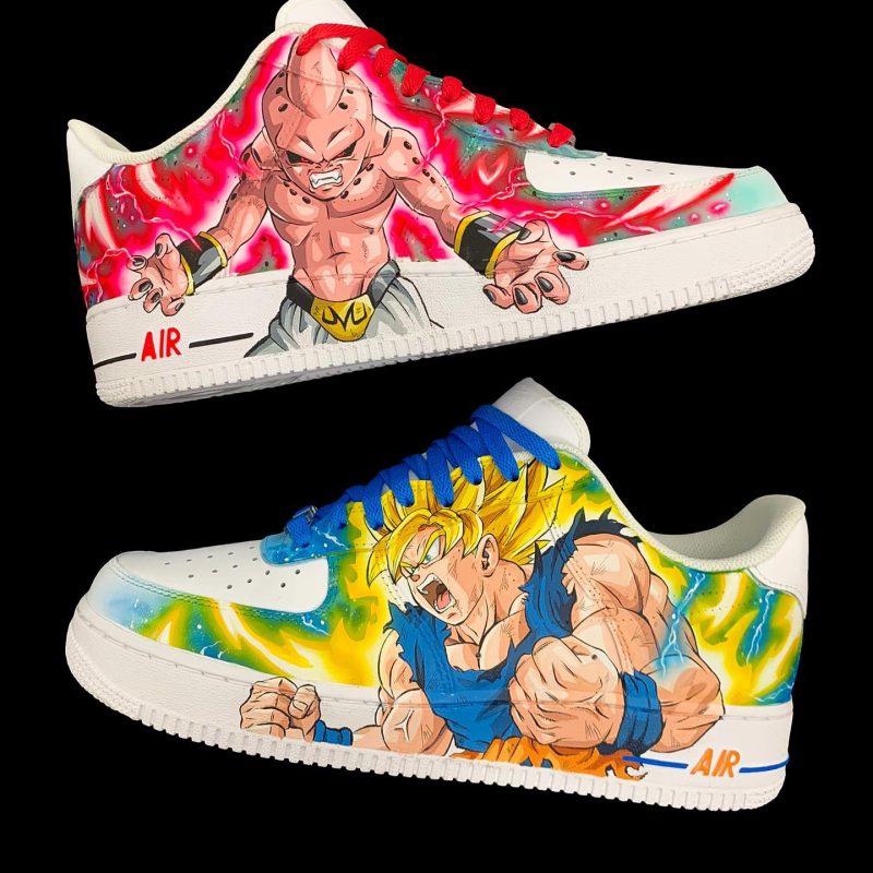 Dragon Ball - Goku x Kid Buu Air Force 1 Custom