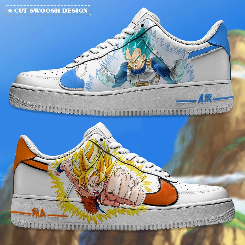 Dragon Ball - Vegeta x Goku Air Force 1 Custom