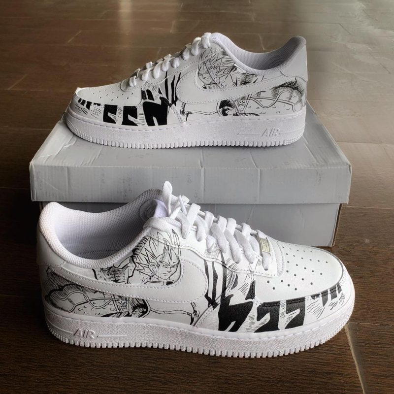 Dragon Ball Z Manga Air Force 1 Custom - Image 4