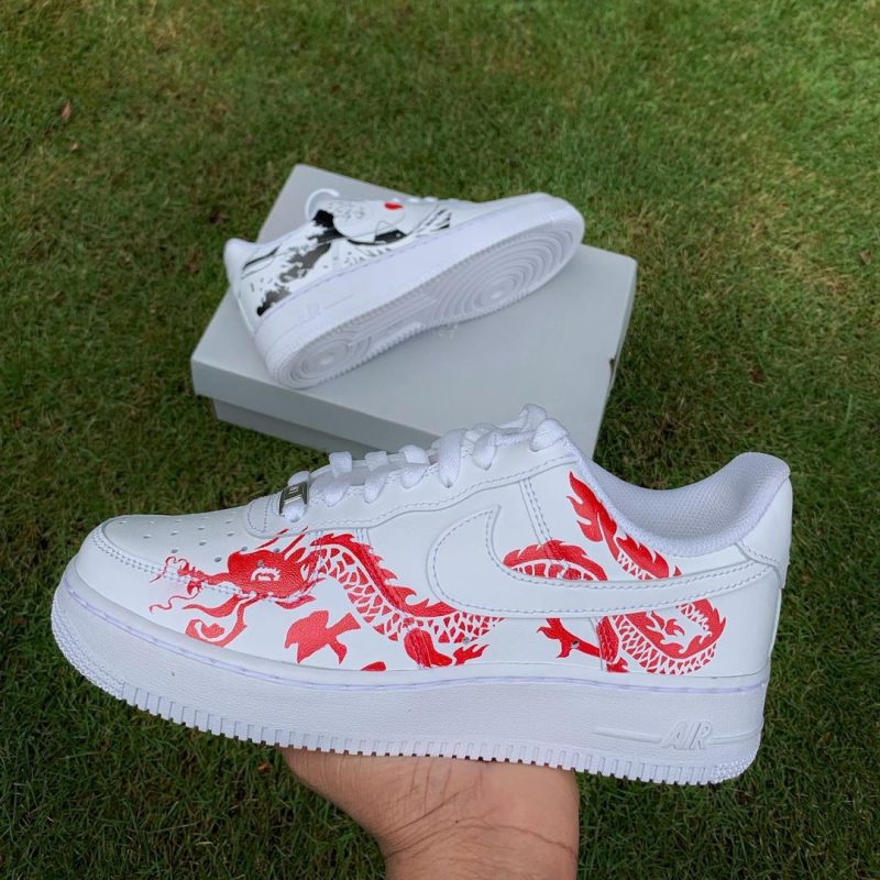 Dragon Waves Air Force 1 Custom - Image 2