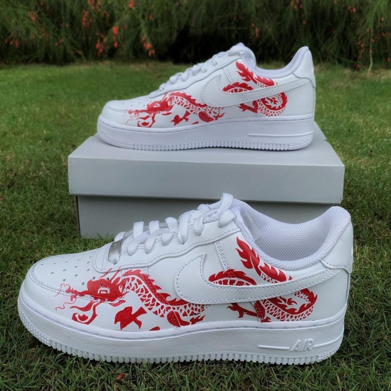 Dragon Waves Air Force 1 Custom - Image 3