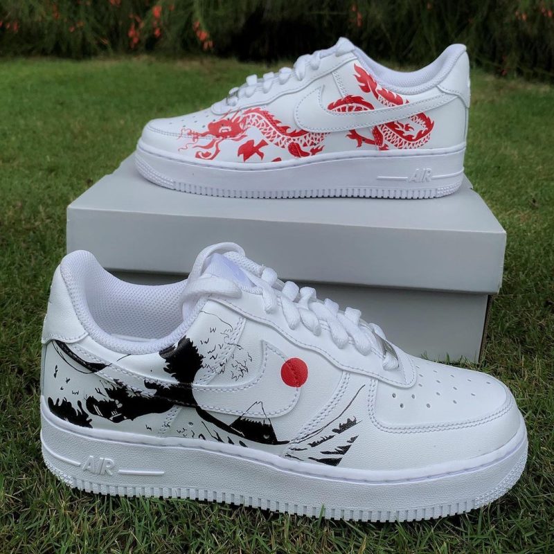 Dragon Waves Air Force 1 Custom - Image 5