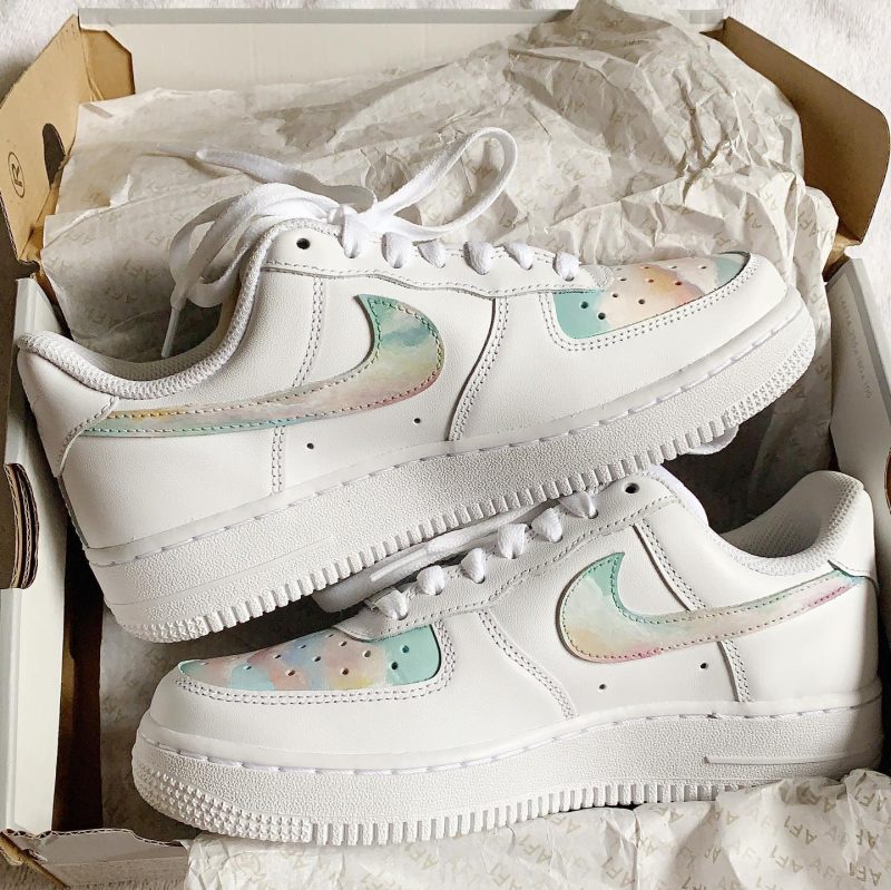 Dreamy Pastel Cloud Air Force 1 Custom - Image 3
