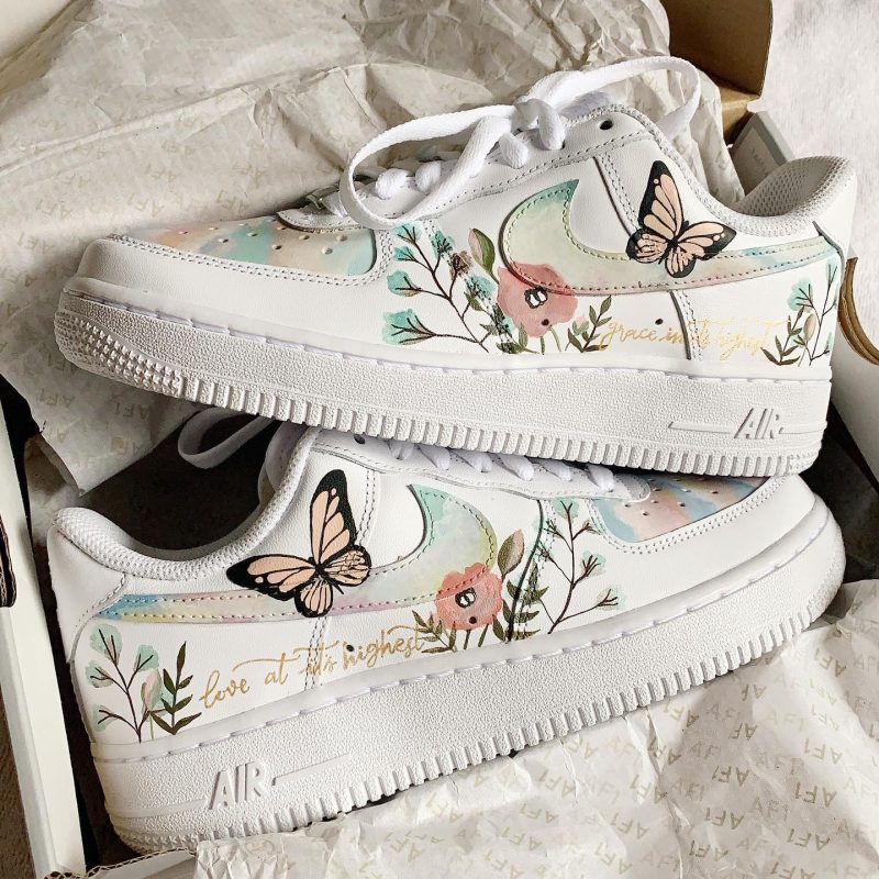 Dreamy Pastel Cloud Air Force 1 Custom