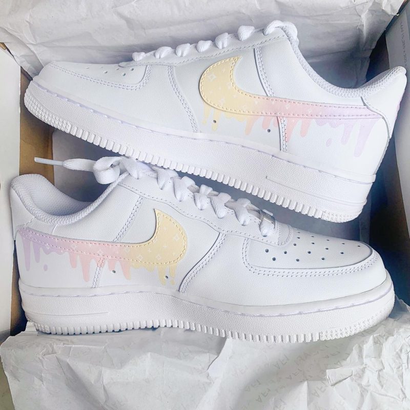 Drips Pet Portrait Air Force 1 Custom - Image 3