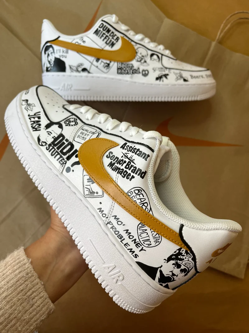 Dunder Mifflin Air Force 1 Custom - Image 4