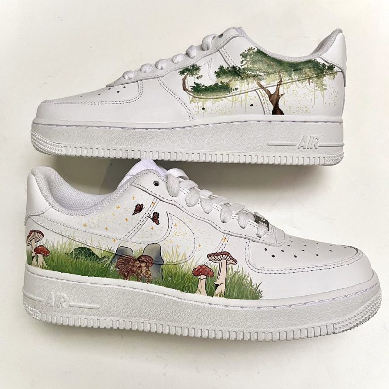 Enchanted Forest Air Force 1 Custom - Image 7