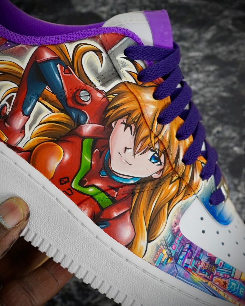 Envangelion x K-On! Air Force 1 Custom - Image 3