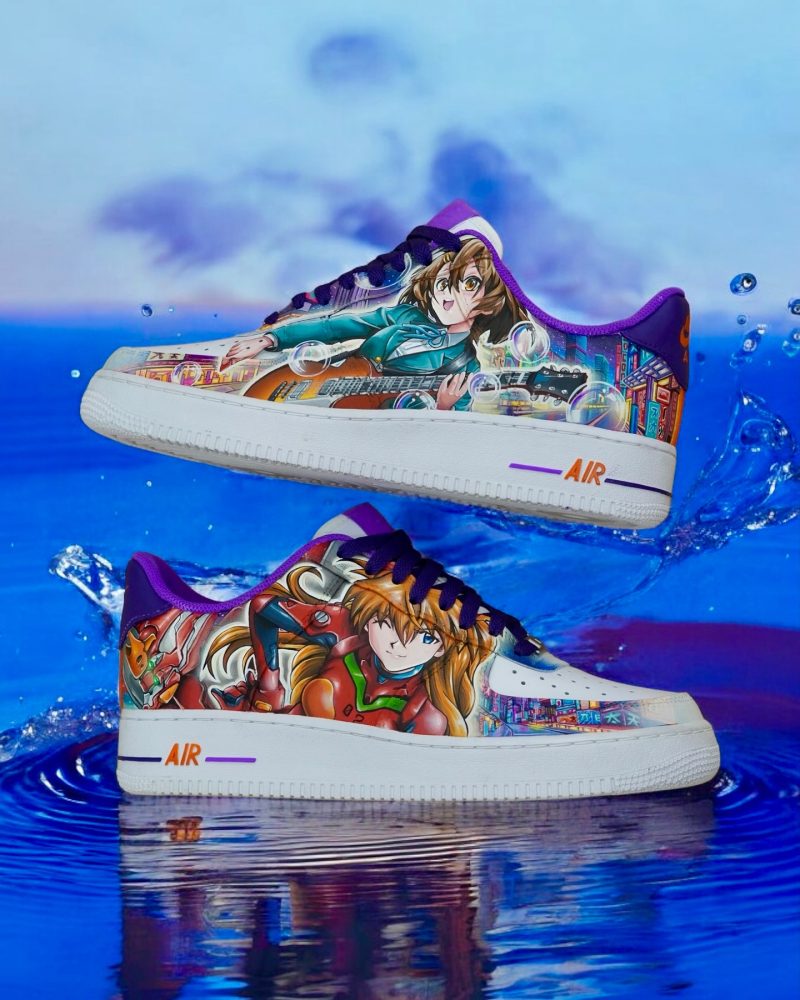 Envangelion x K-On! Air Force 1 Custom - Image 8