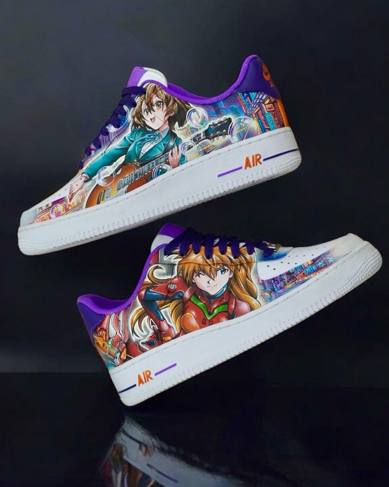 Envangelion x K-On! Air Force 1 Custom
