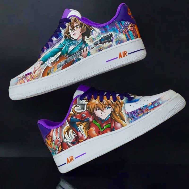 Envangelion x K-On! Air Force 1 Custom