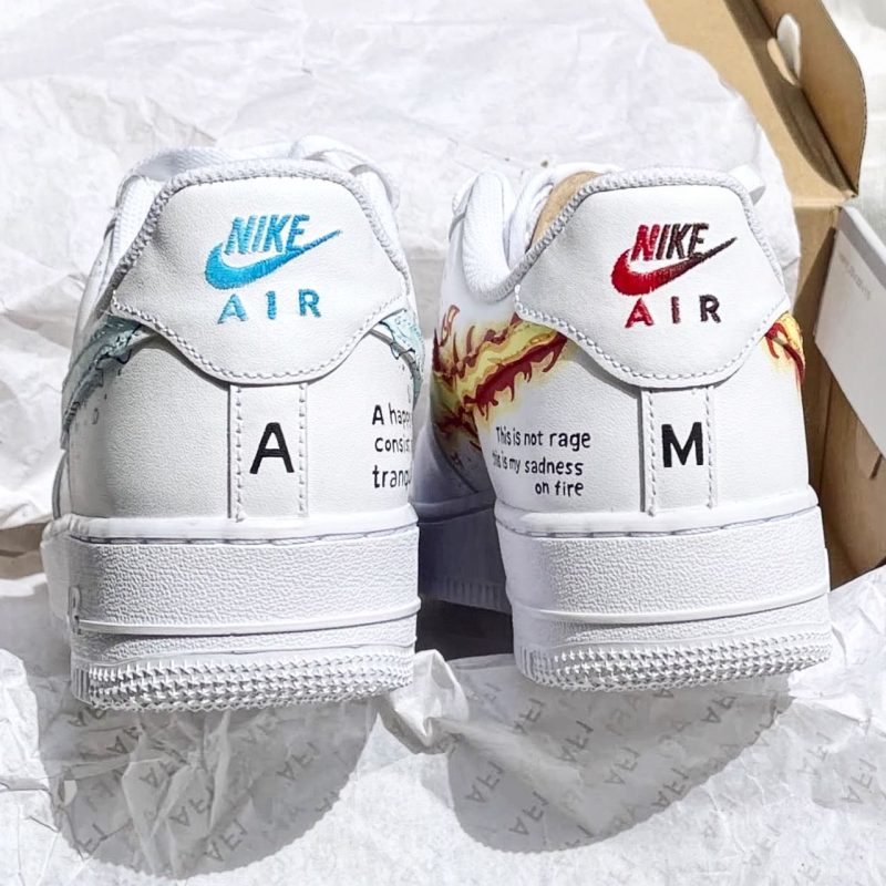 Fire & Water Air Force 1 Custom - Image 3