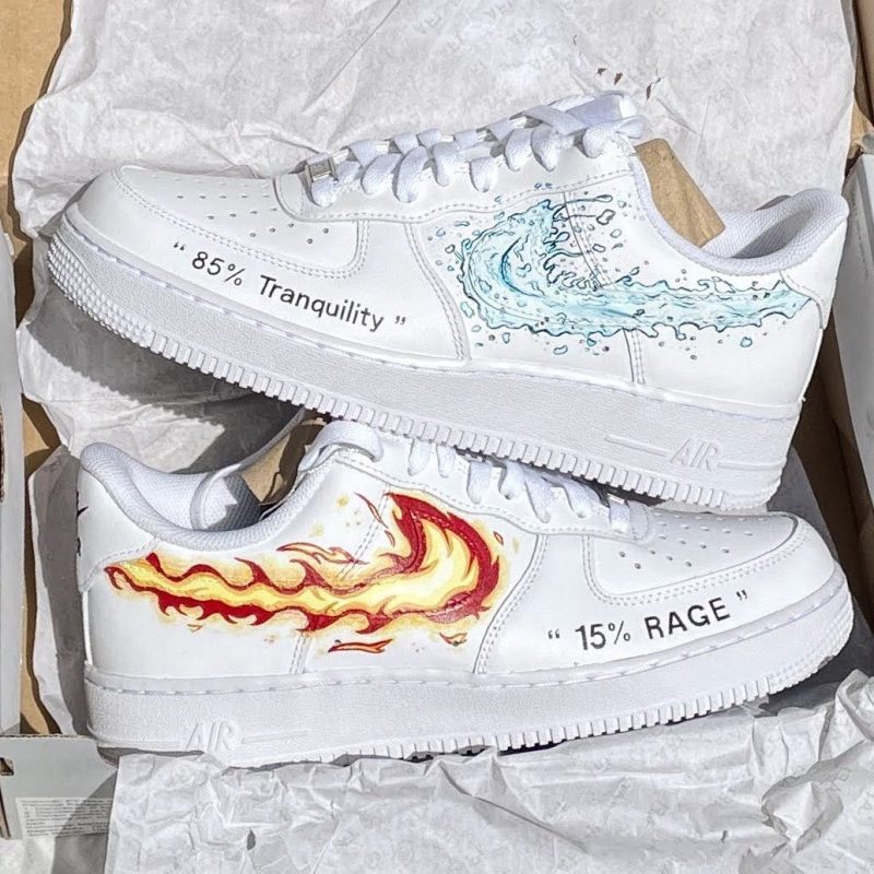 Fire & Water Air Force 1 Custom