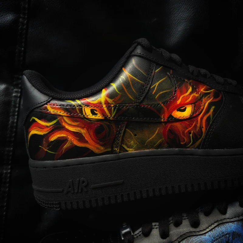 Fire and Ice Beasts Air Force 1 Custom - Image 3