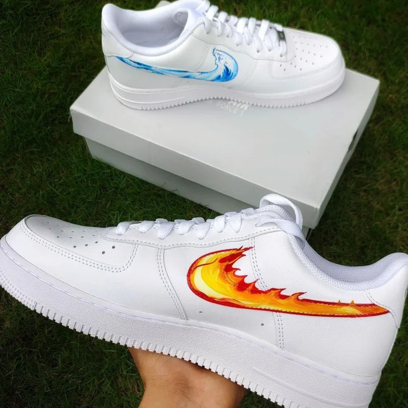 Fire and Water Air Force 1 Custom
