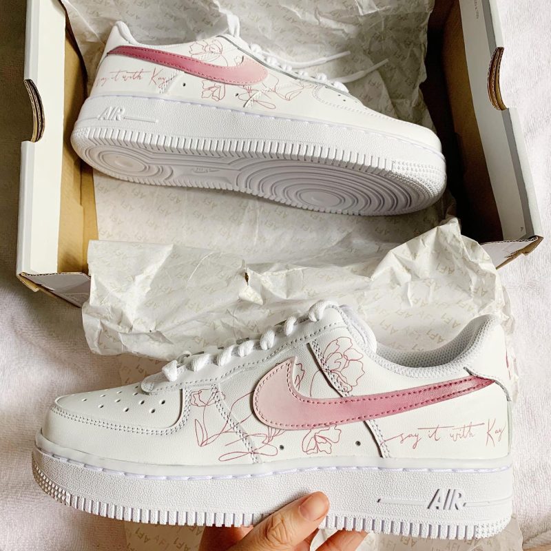 Flower Air Force 1 Custom - Image 4