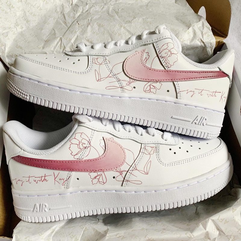 Flower Air Force 1 Custom