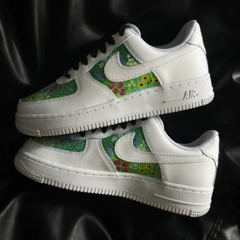 Flowers Air Force 1 Custom - Image 3