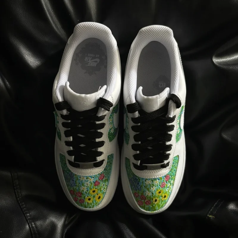 Flowers Air Force 1 Custom - Image 4