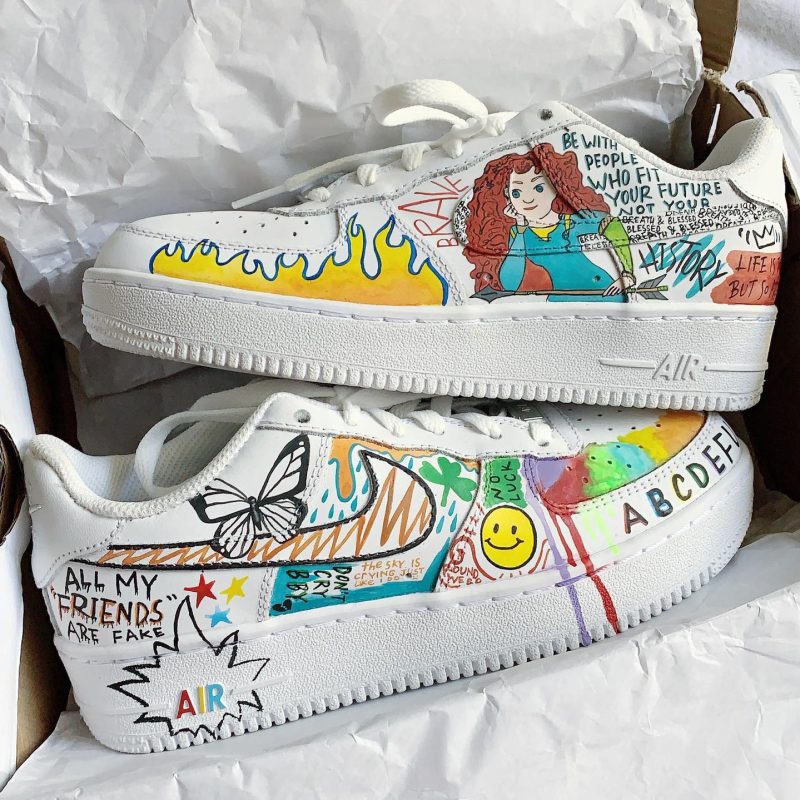 Free Style Grafitti Air Force 1 Custom