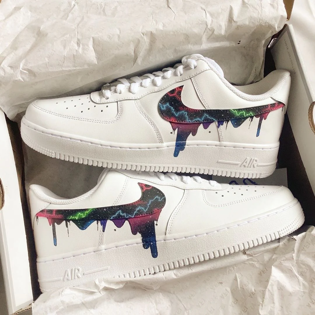 Galaxy Drip Air Force 1 Custom
